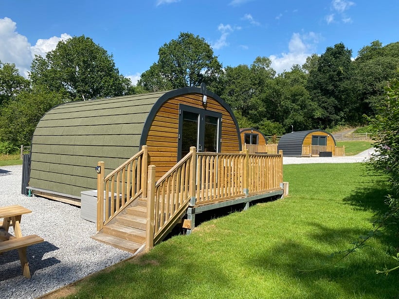 Waterfall Country Pods - the pods are well spaced out for privacy